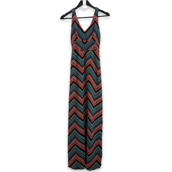 Dynamite Y2K Aztec Bohemian Smocked Maxi Dress - Picture 1 of 8